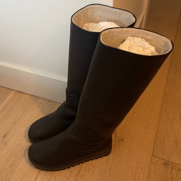 Lauren Manoogian Black Moto boot size 38 - Picture 1 of 4